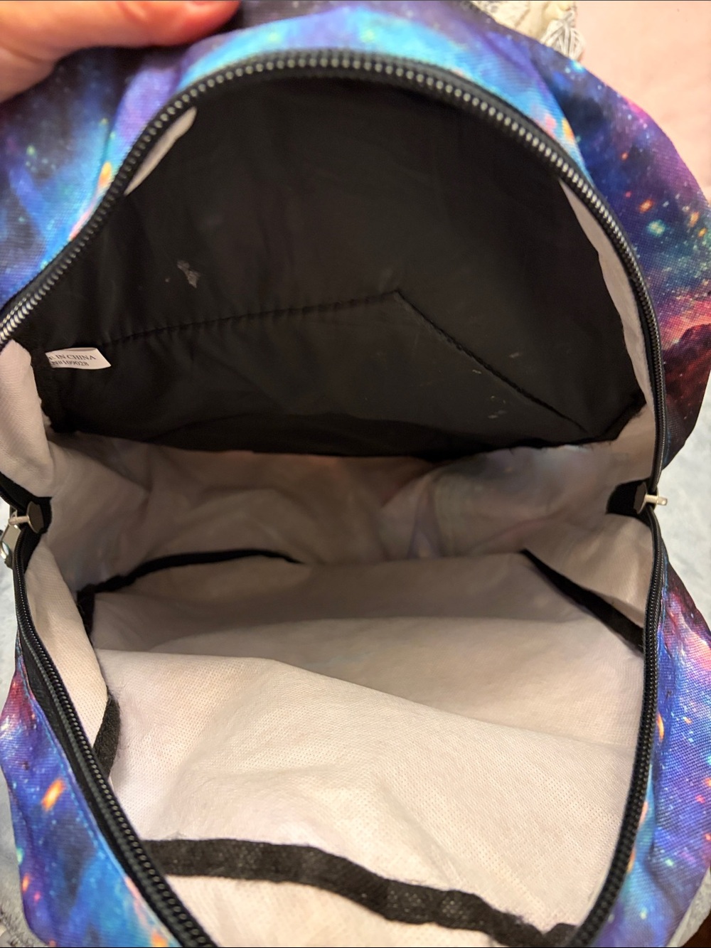 Galaxy Print Backpack - Multicolor - Picture 7 of 7